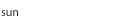 sun